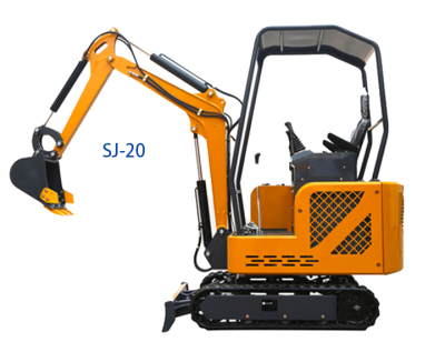 Сельскохозяйственный экскаватор Резиновый гусеничный экскаватор мощностью 80 л.с.